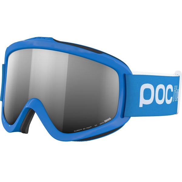 Masque de ski POC POCITO IRIS FLUORESCENT BLUE/PARTLY SUNNY SILVER