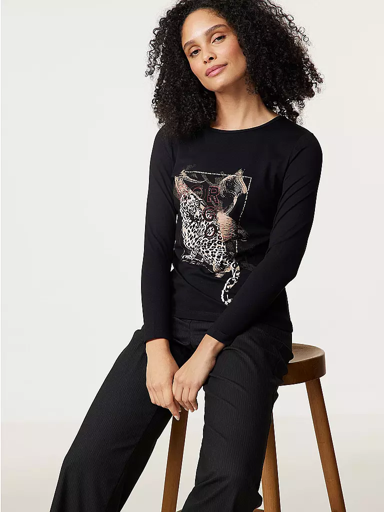GERRY WEBER Langarmshirt schwarz
