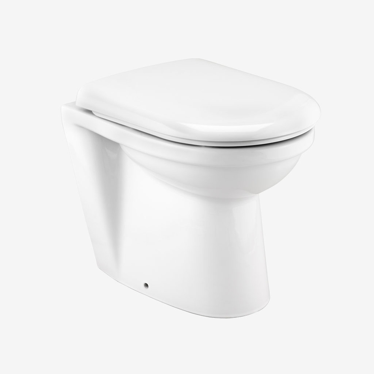 Eastbrook Kompact toiletpot back to wall wit glans