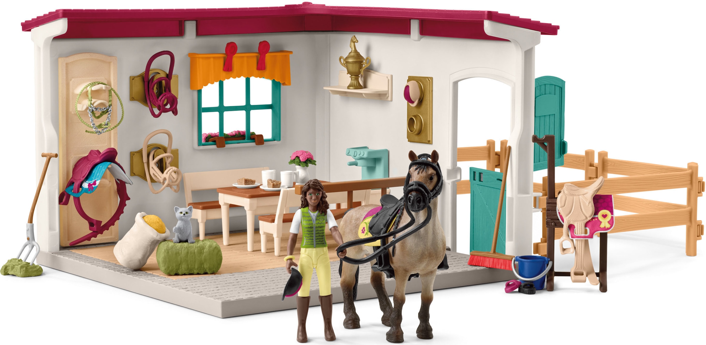 Schleich® Spielwelt »HORSE CLUB, Sattelkammer (42591)« Made in Germany