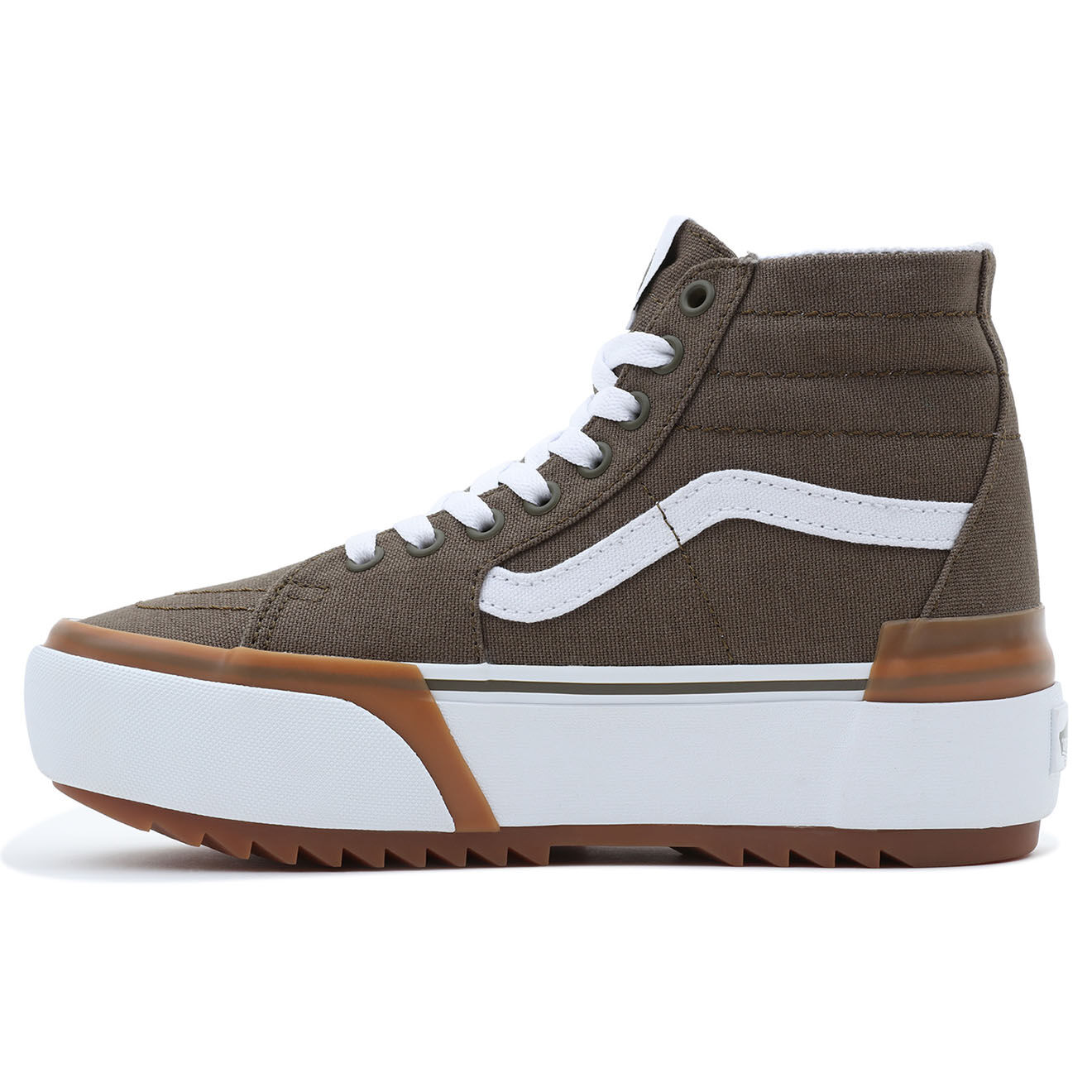 Vans Baskets SK8-Hi Tapered Stacked olive foncé