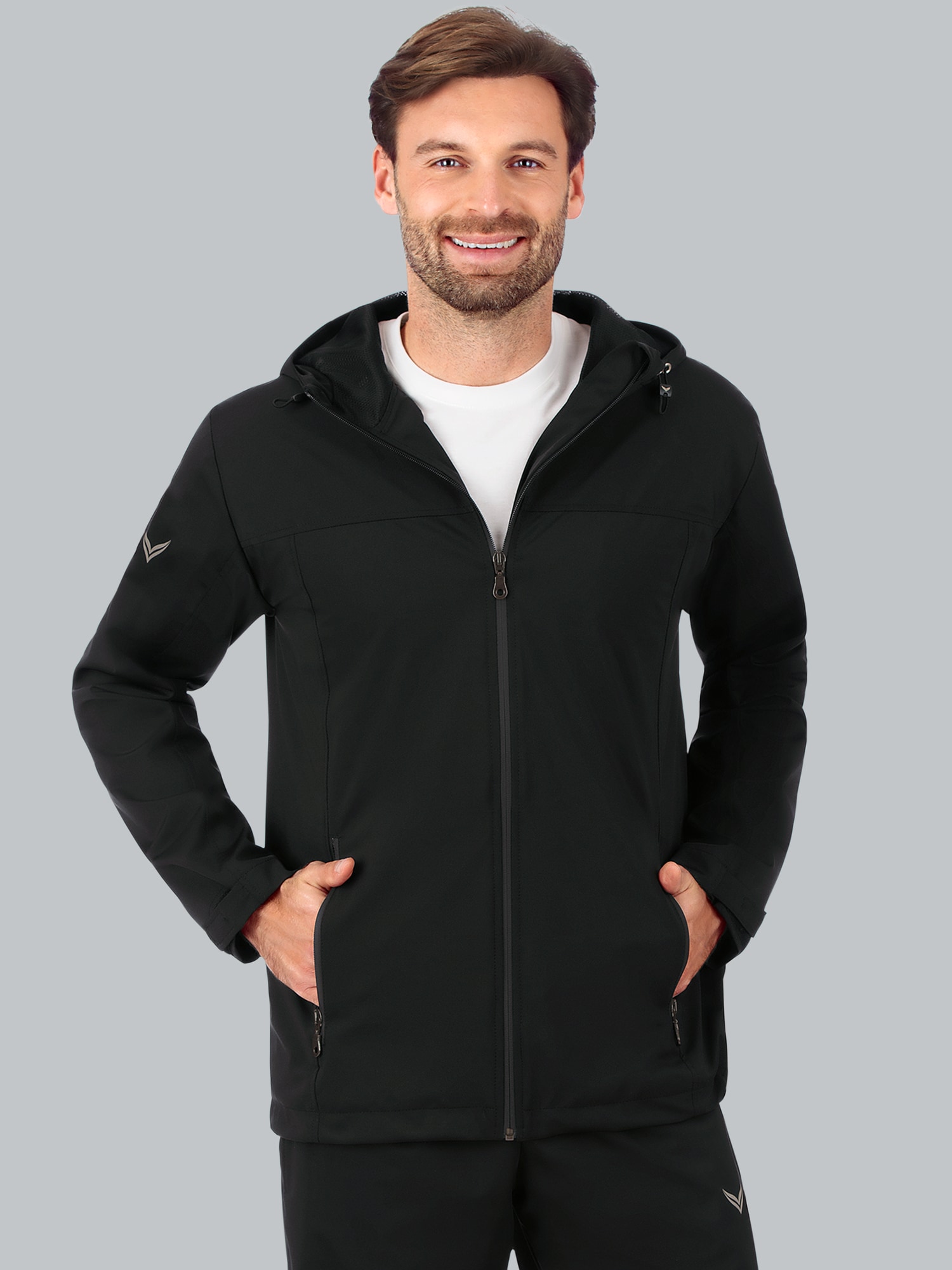 Leichte Regenjacke Schwarz