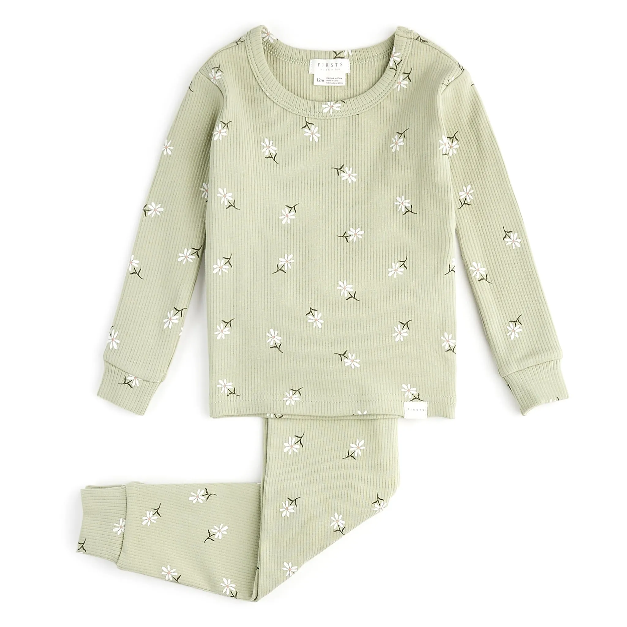 Firsts par Petit Lem Pyjama 2 Pièces Fleurs Cactus 12-24mois