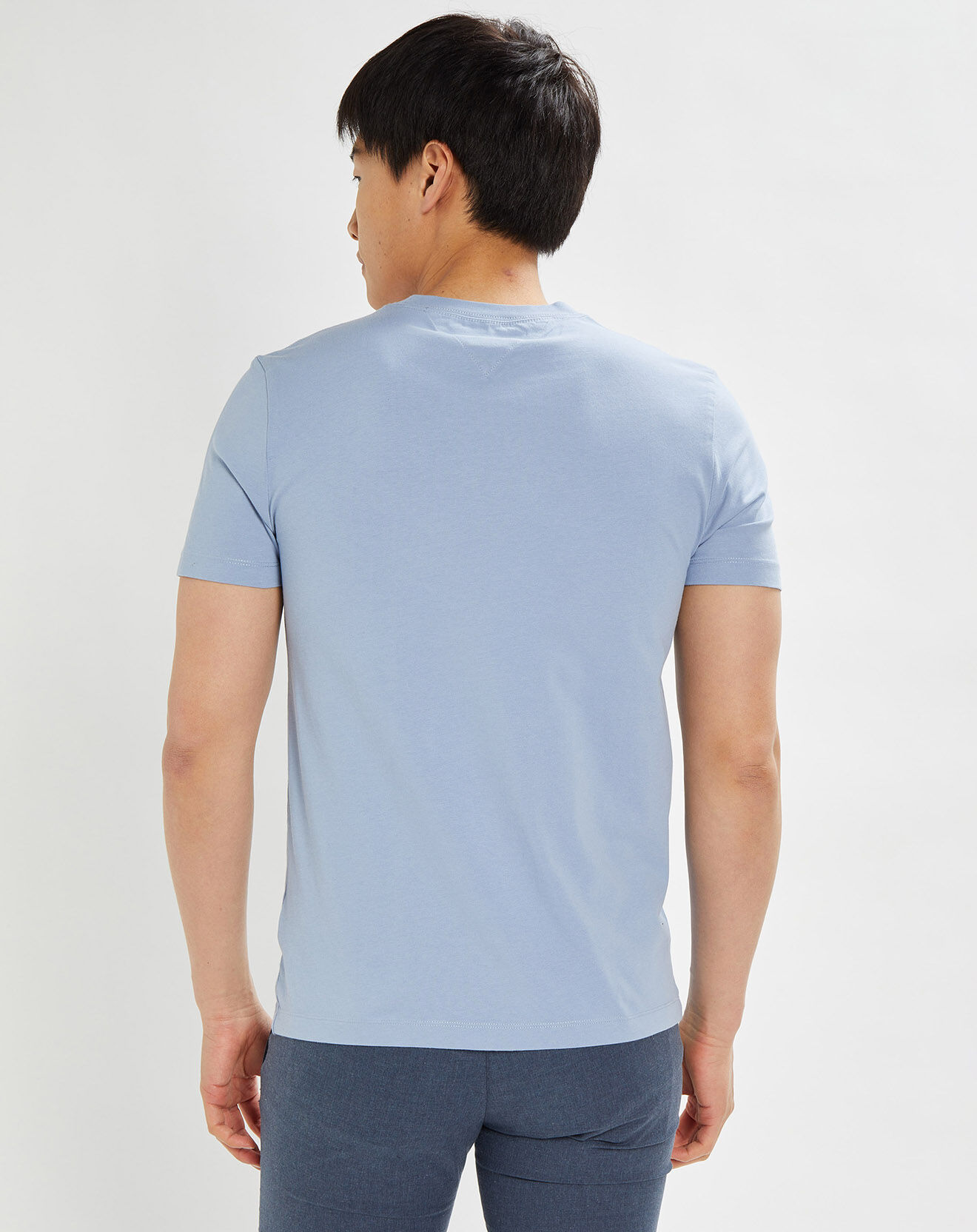 Tommy Hilfiger T-Shirt Floral Embroidery bleu ciel