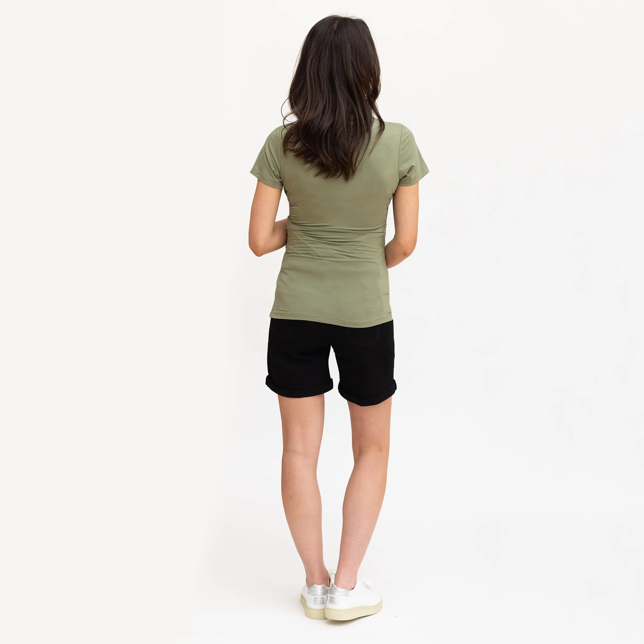 Bella Maternité T-Shirt Allaitement Sauge