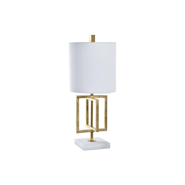 Lampe de bureau doré blanc 220 v 50 w moderne (25 x 25 x 60 cm)
