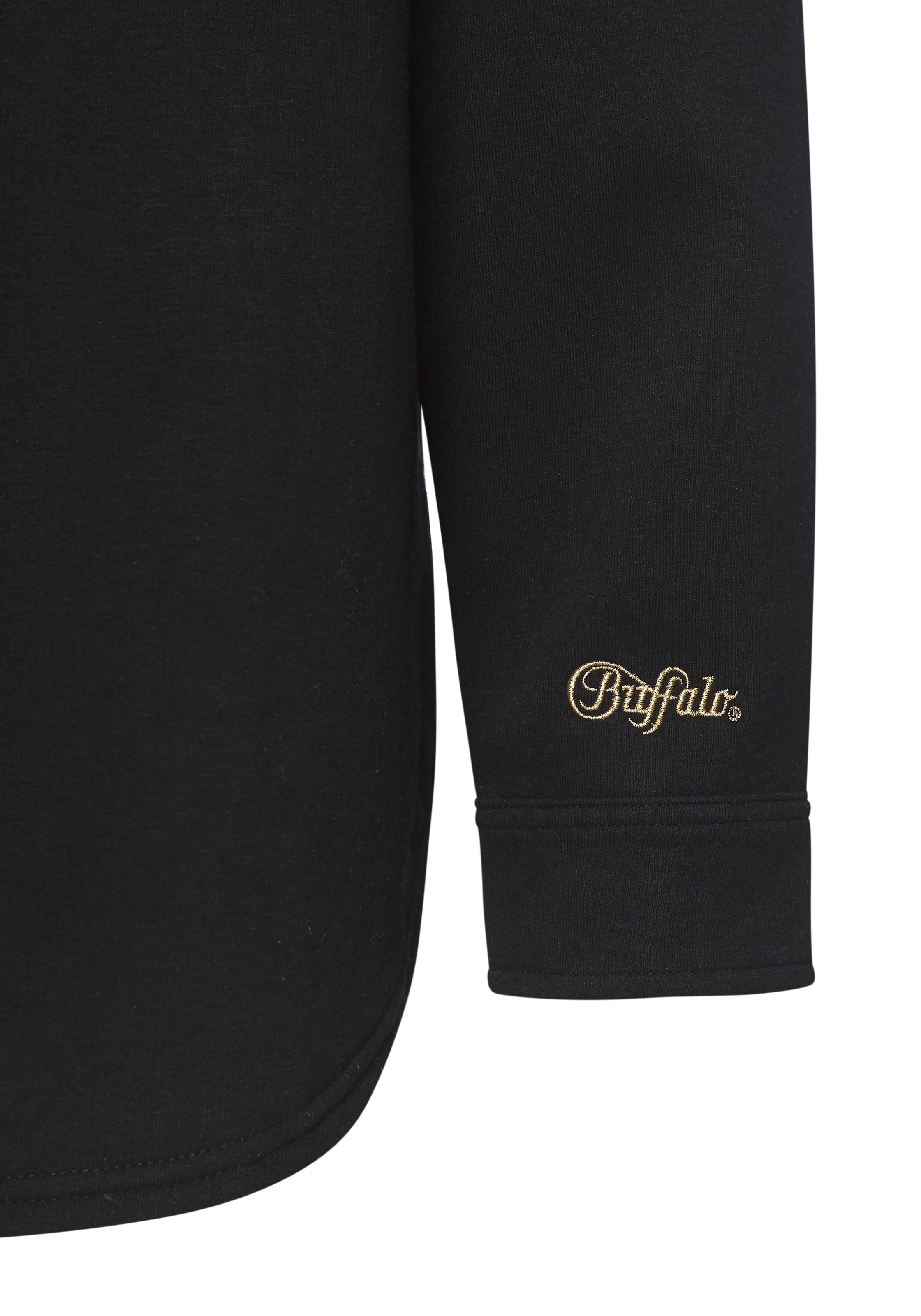 Buffalo Blusenshirt , mit Logostickerei