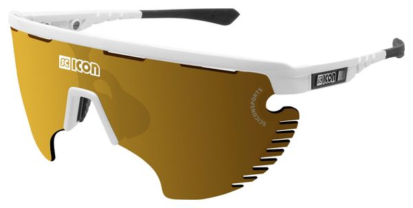 Scicon Sports Aerowing Lamon Lunettes De Soleil De Performance Sportive (Scnpp Multimireur Bronze/Luminosité Blanche)