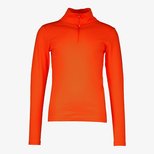 Mountain Peak kinder skipully met rits oranje