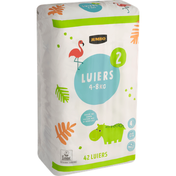 Jumbo Luiers Maat 2 4-8 kg 42 Stuks
