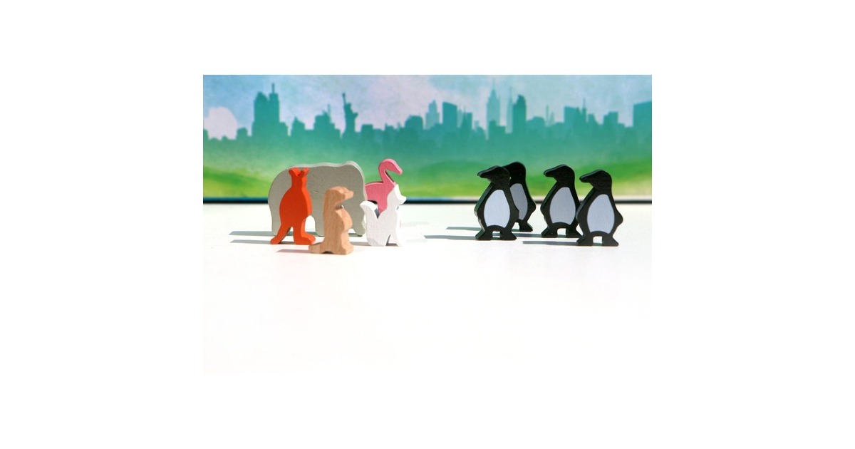 White Goblin GamesNew York Zoo Bordspel  (Nederlands, 1 - 5 spelers, 30 minuten, Vanaf 10 jaar)