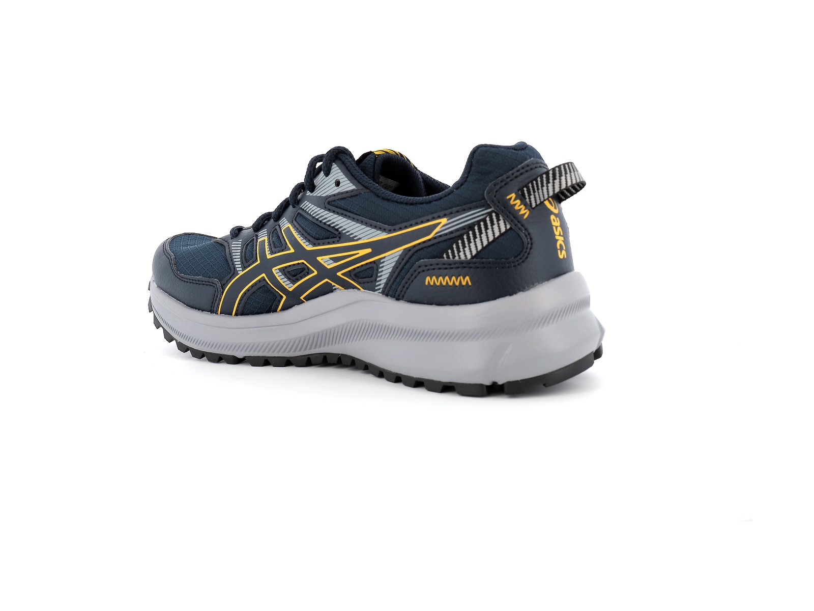 Asics-1011B181 Matières combinées Bleu-Jaune