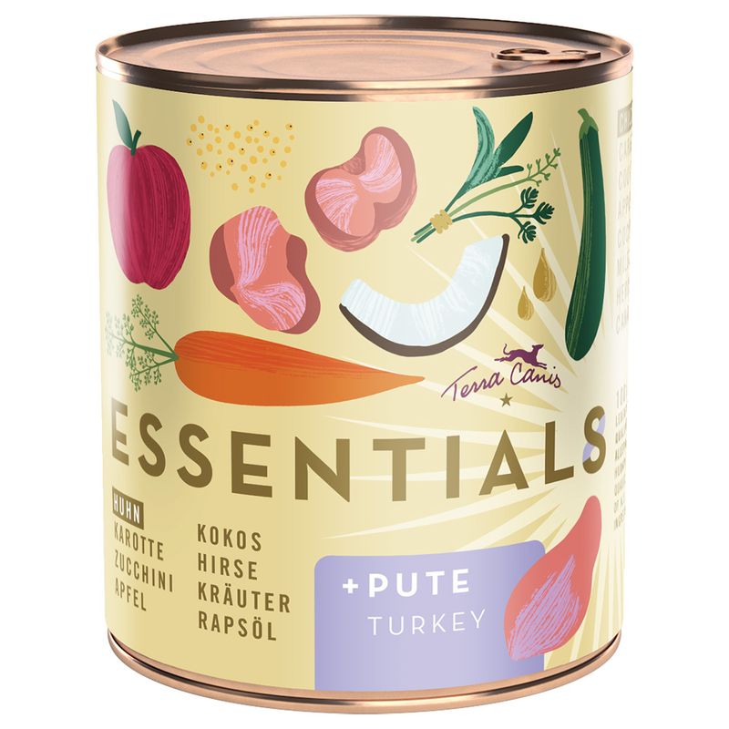 Lot Terra Canis Essential 8+ 12 x 780 g