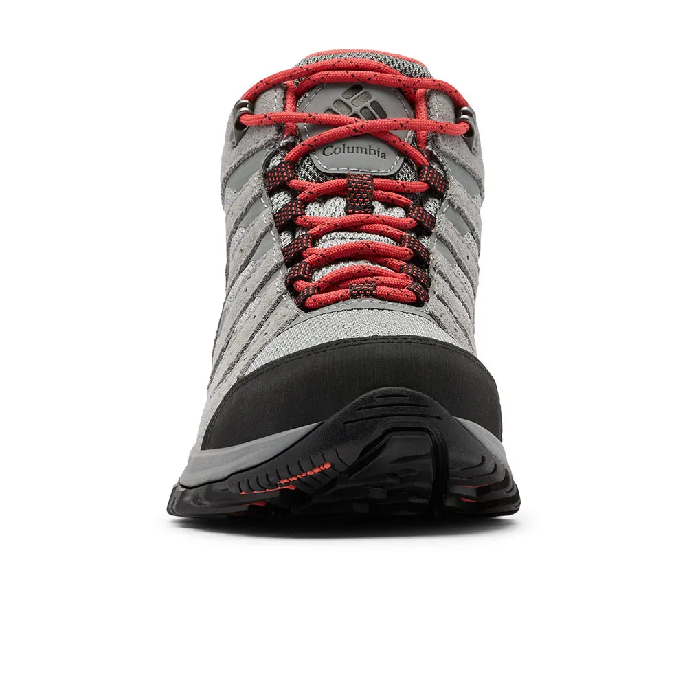 Columbia REDMOND III MID WATERPROOF - Chaussures de randonné Femme steam/red coral