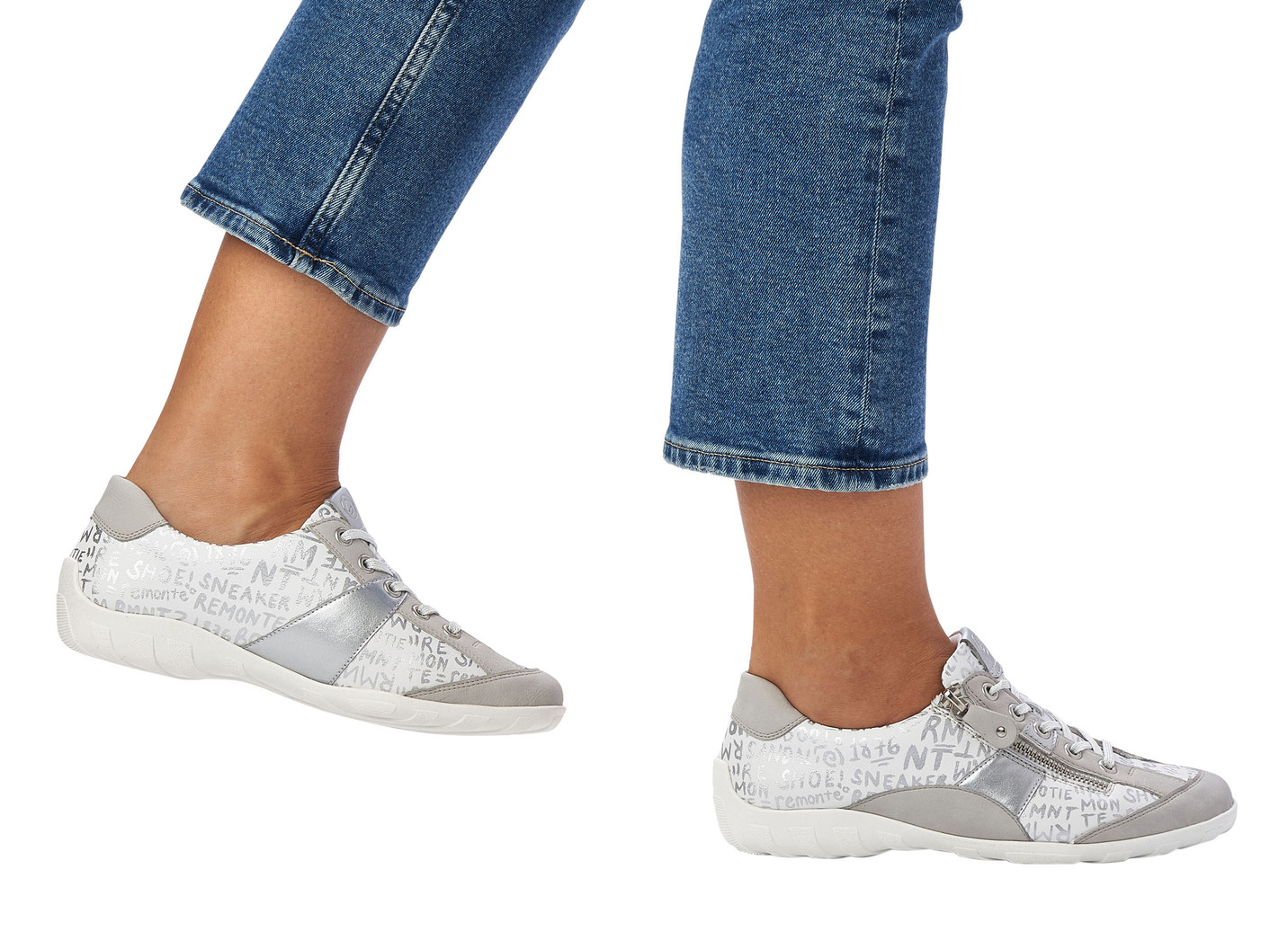 Remonte Sneaker mit bedruckten Besätzen