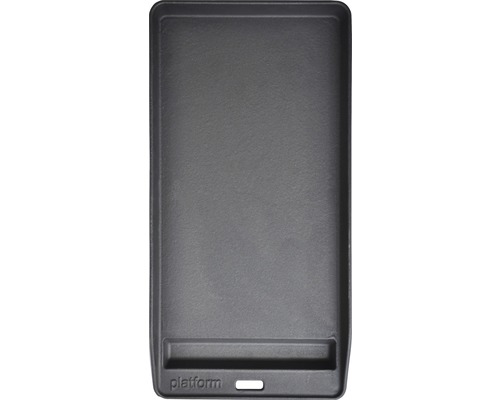 Tenneker® Plancha Plate, gietijzeren bakplaat, 48 x 24 cm, voor Grill Grate System Platform voor Halo