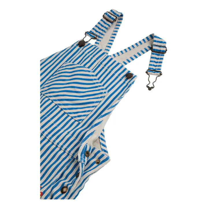 Bobo Choses Salopette Rayée Circle | Bleu