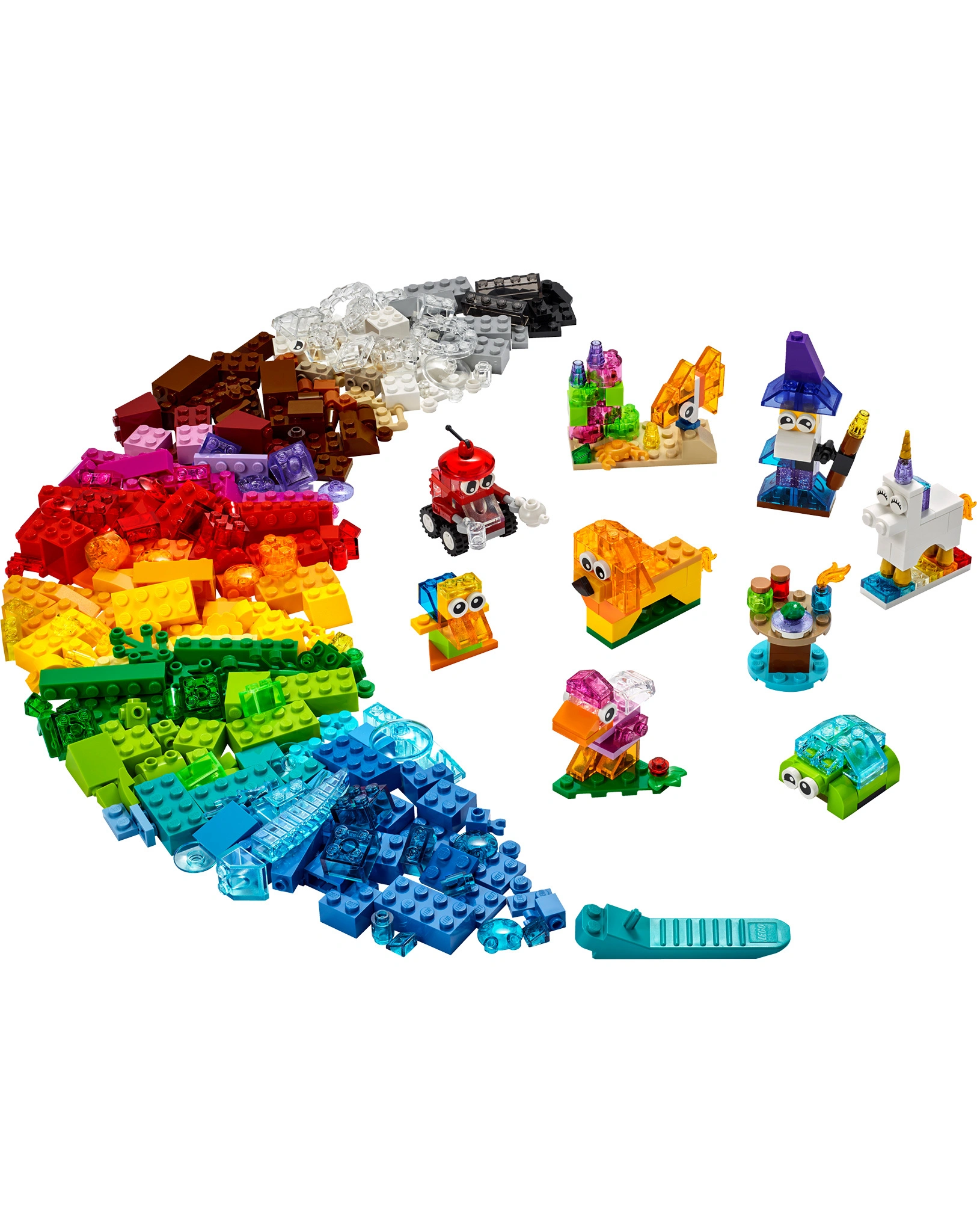LEGO® 11013 Classic Kreativ-Bauset mit durchsichtigen Steinen