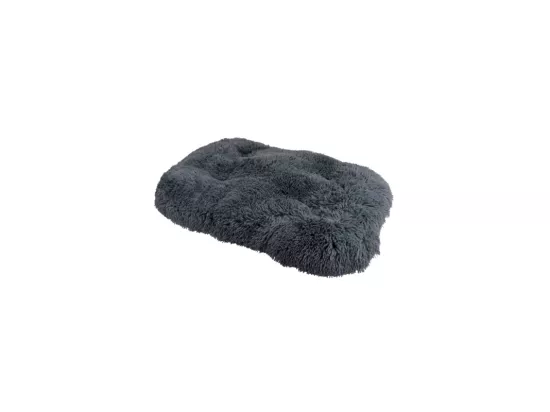 Coussin en fausse fourrure pour animaux - Gris anthracite - L 107 x 65 cm