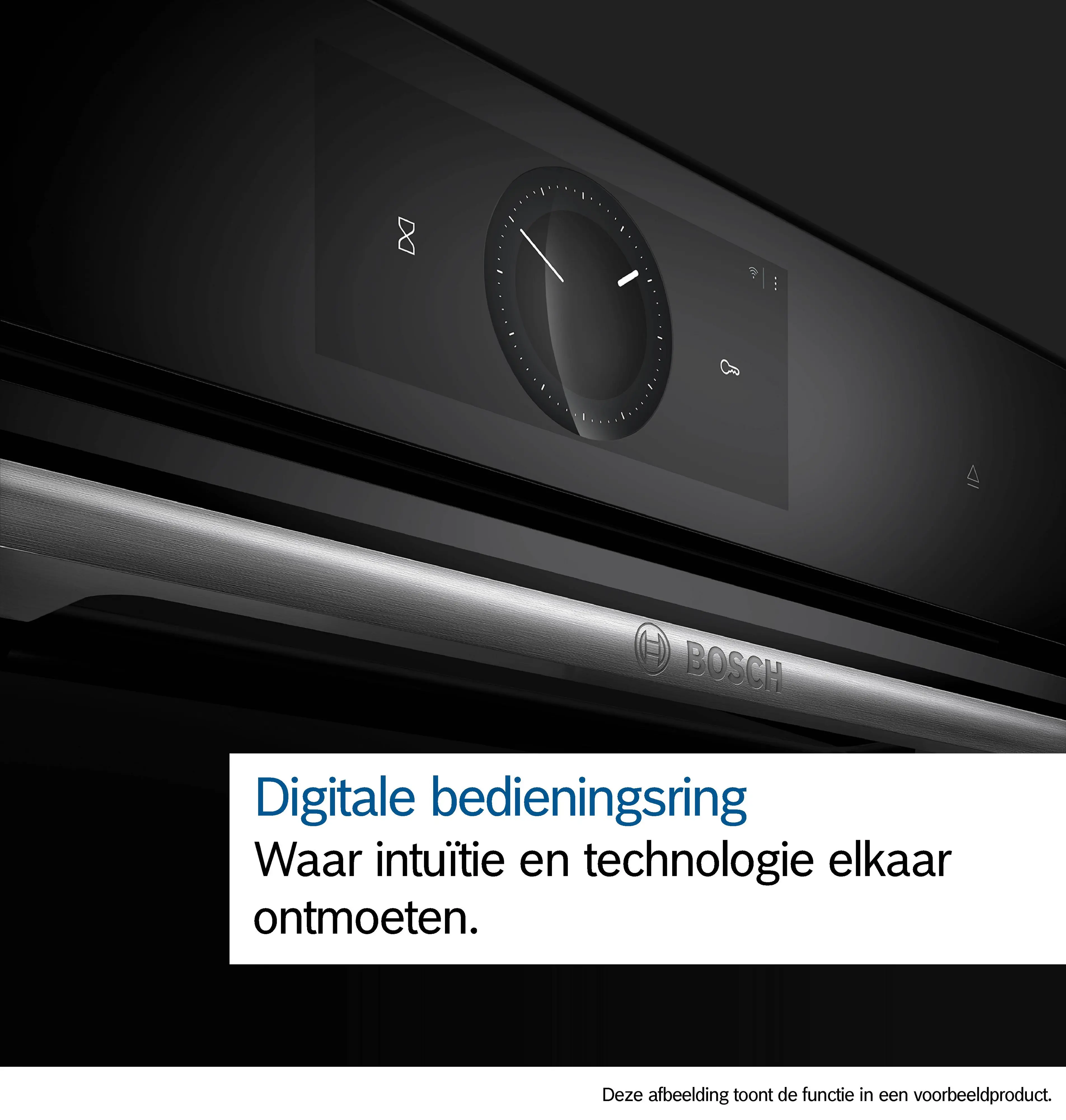 Serie 8 Inbouwmagnetron Zwart