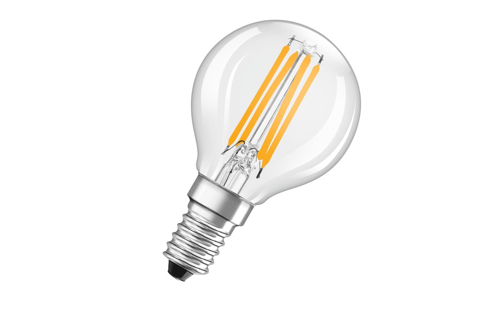 LED CLASSIC P LAMPS ENERGY EFFICIENCY B 2.9W, E14, WarmweissLED-LAMPEN, klassische Miniballform, ENERGIEEFIZIENTKLASSE B
