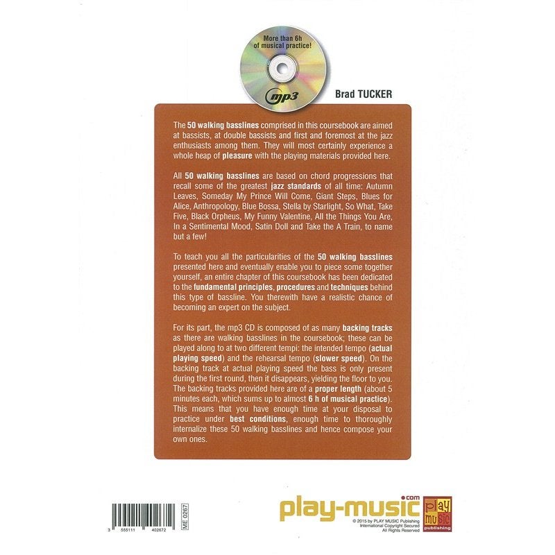MusicSales - Brad Tucker - 50 Walking Basslines