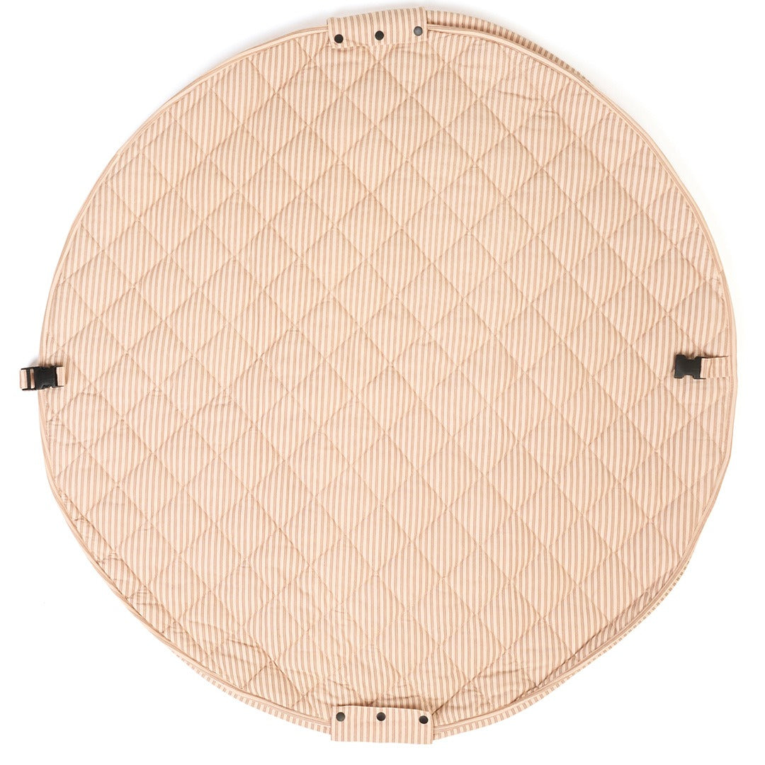 play&go baby speelkleed en draagtas noomad soft - stripes brown