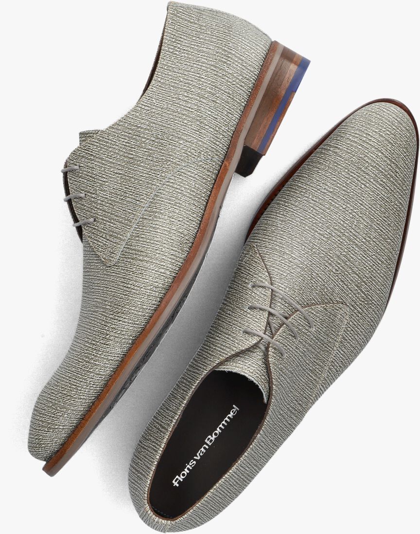 FLORIS VAN BOMMEL grijze floris van bommel nette schoenen sfm-30150