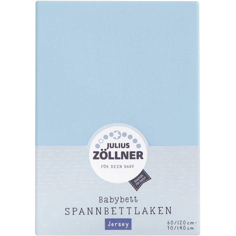 JULIUS ZÖLLNER Spannbetttuch Jersey hellblau