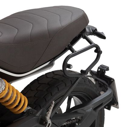 Sacoches cavalières SW-MOTECH SysBag WP M (17-23 litres) complet avec support - Noir