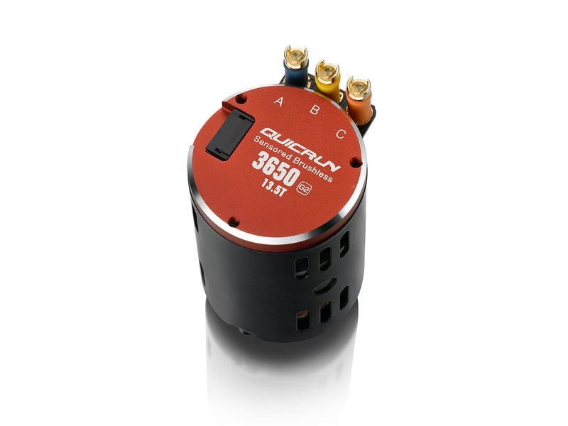 Hobbywing Brushless-Antriebsset 10BL120 G2 Combo 3650SD 13. Brushless Sensored Motor und ESC für RC-Fahrzeuge im Massstab 1:10