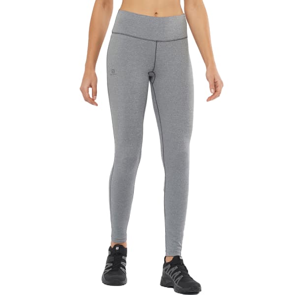Collant trail SALOMON SNTIAL WARM TIGHTS W BLACK/HEATHER