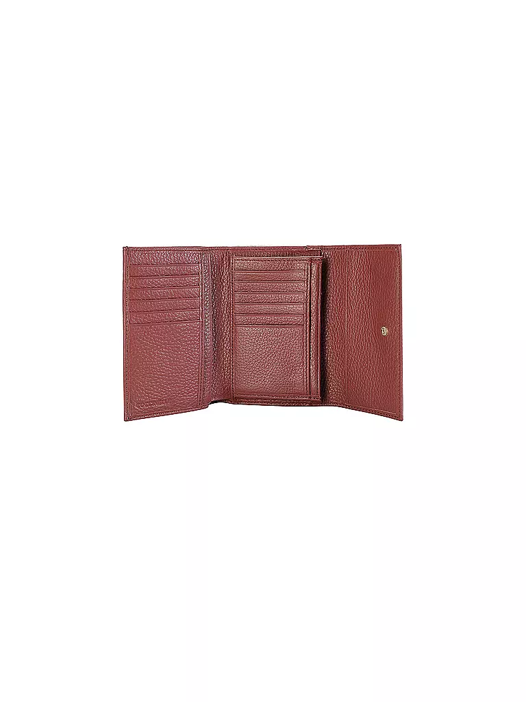 COCCINELLE Geldbörse METALLIC SOFT rot