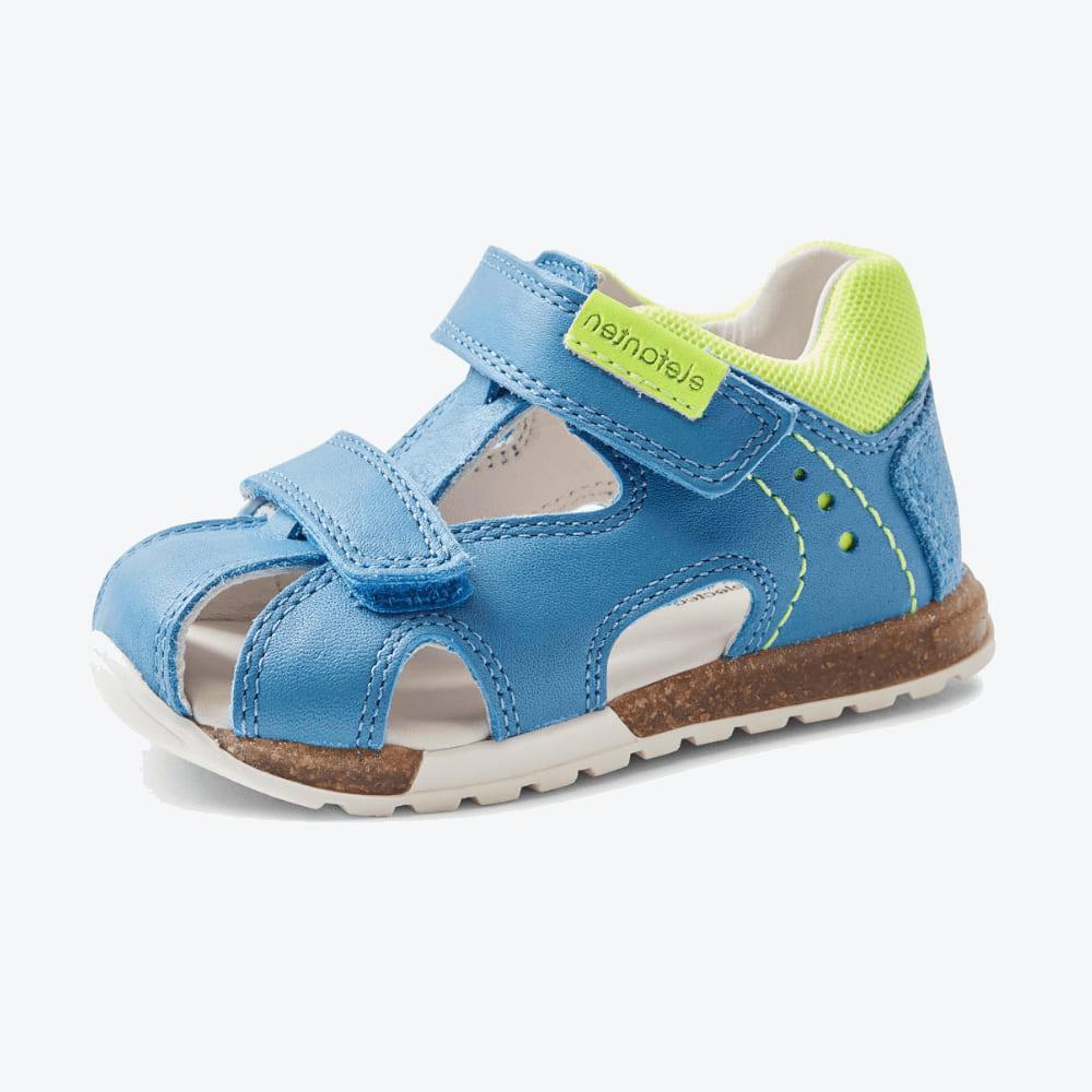 Elefanten Kindersandalen - Seven Satchi - Blau/Gelb