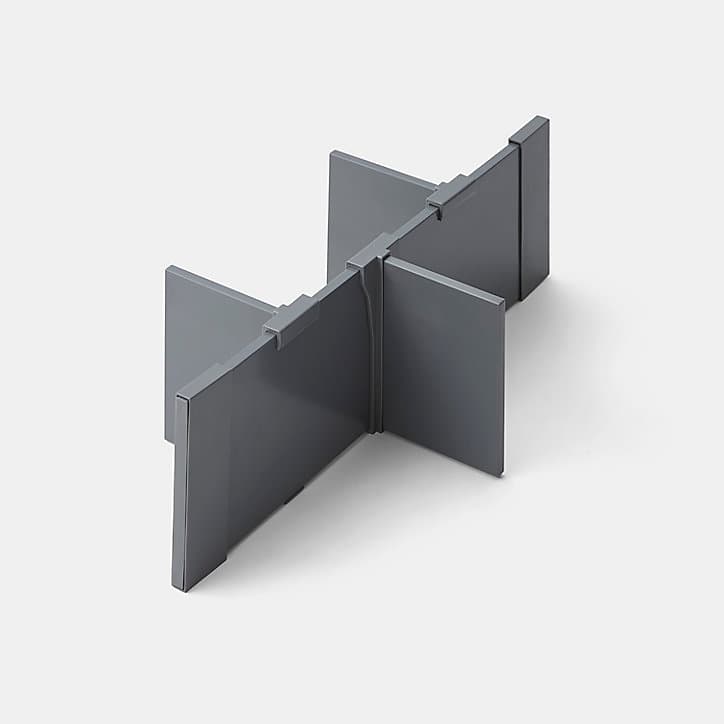 Diviseur pour casserolier GoodHome Soto gris anthracite