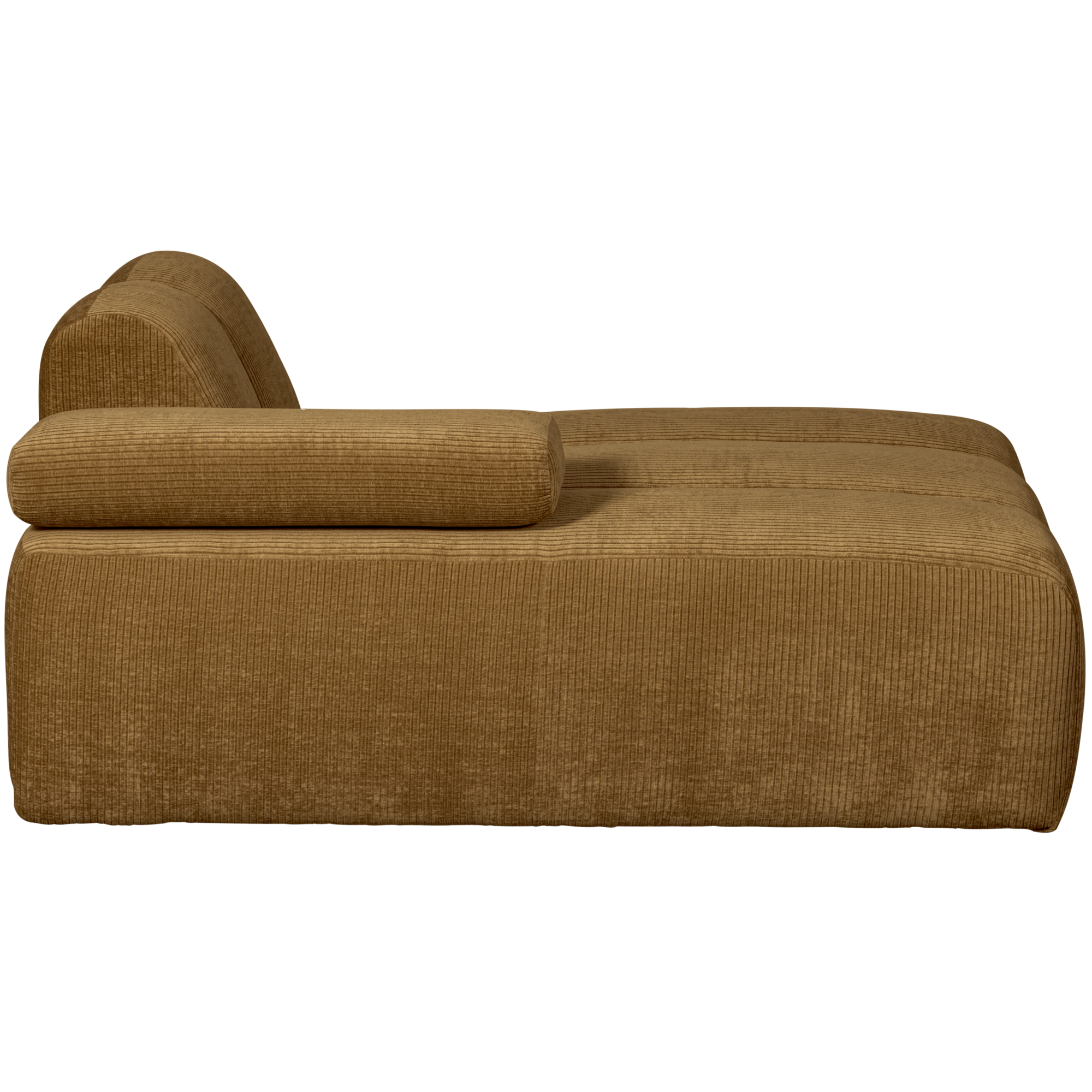 Chaise Longue Mojo Element Mojo Chaise Longue Element Links - Geweven Ribstof - Honinggeel