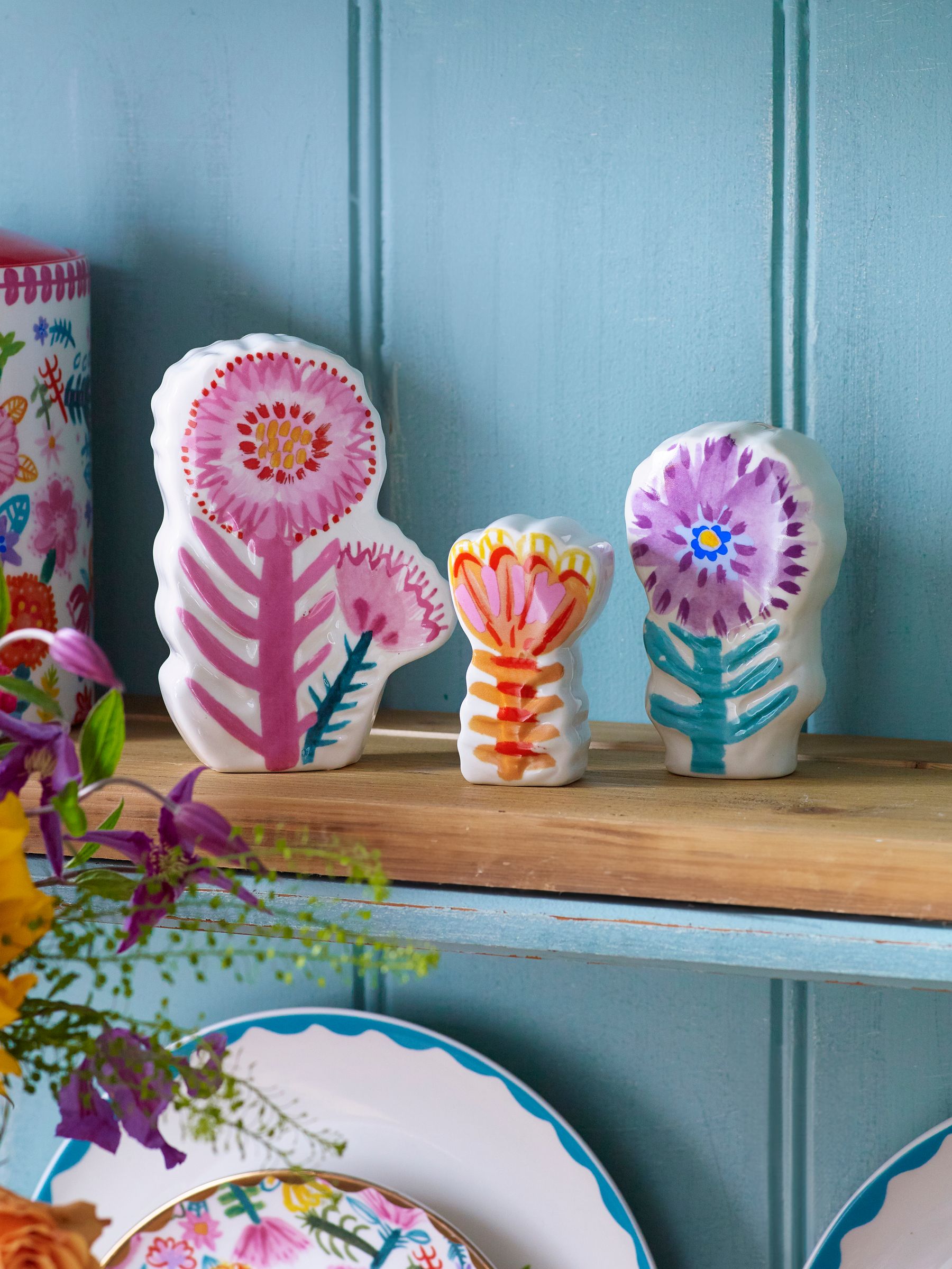 Lucy Tiffney set van 3 decoraties