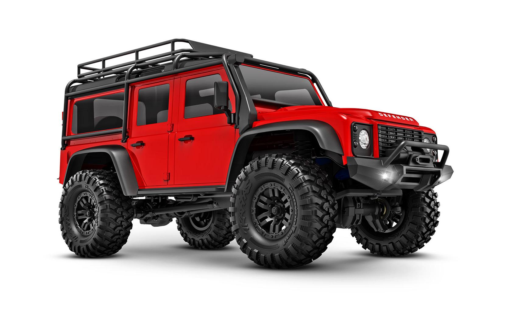 Scale Crawler TRX-4M Land Rover Defender Rot, RTR, 1:18<br>TRX-4 Performance im Mini-Format