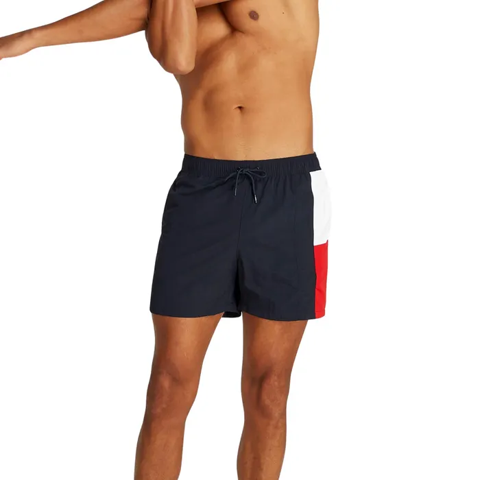Tommy Hilfiger Flag Slim Medium Drawstring Zwemshort Heren