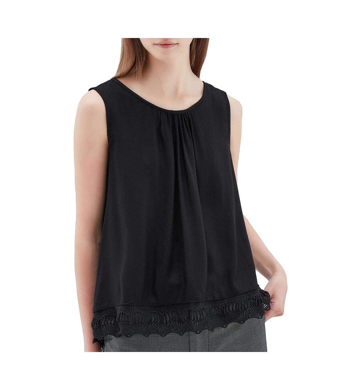 Débardeur Noir Femme Teddy Smith Oriana