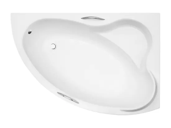 Baignoire d'angle ORIEGO MAXI 140x90 cm droite avec tablier