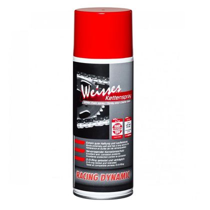 Graisse chaine Racing Dynamic SPRAY CHAIN WHITE 400ML Universel