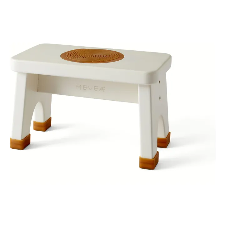 Hevea Tabouret en bois d'hévéa | Blanc