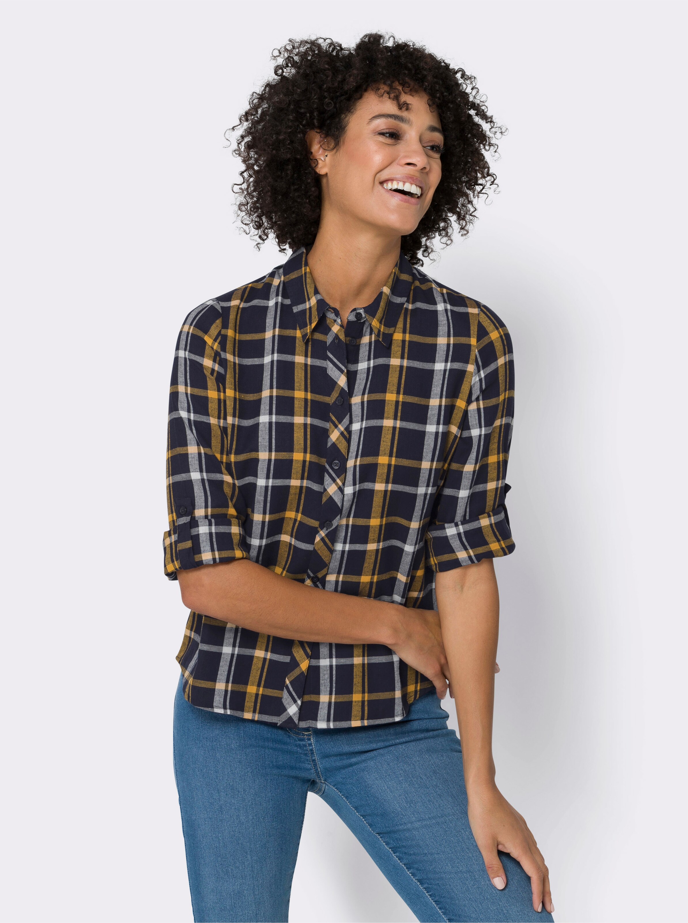 Flanellbluse