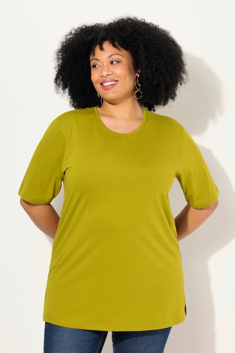 T-Shirt, Rundhalsausschnitt, Relaxed, Halbarm