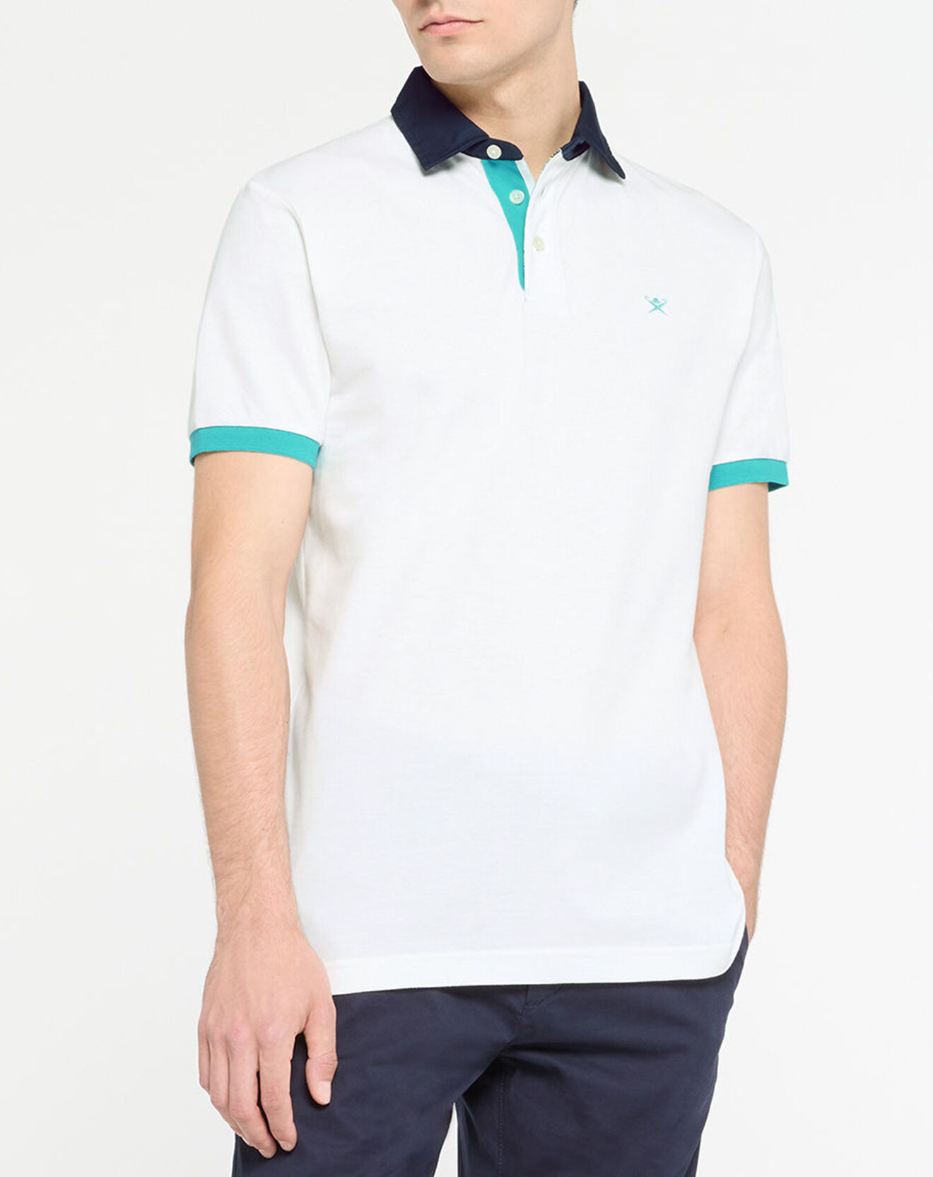 Hackett London Polo Regular Fit blanc