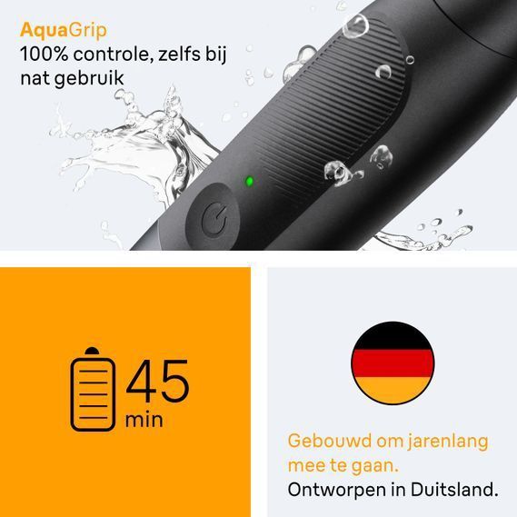 Braun - XT5100 - Baardtrimmer - Zwart/Zilver - 5 Opzetstukken