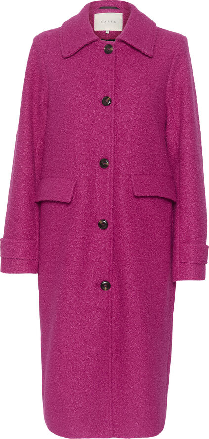 Kaffe KAannelise Coat Festival fuchsia