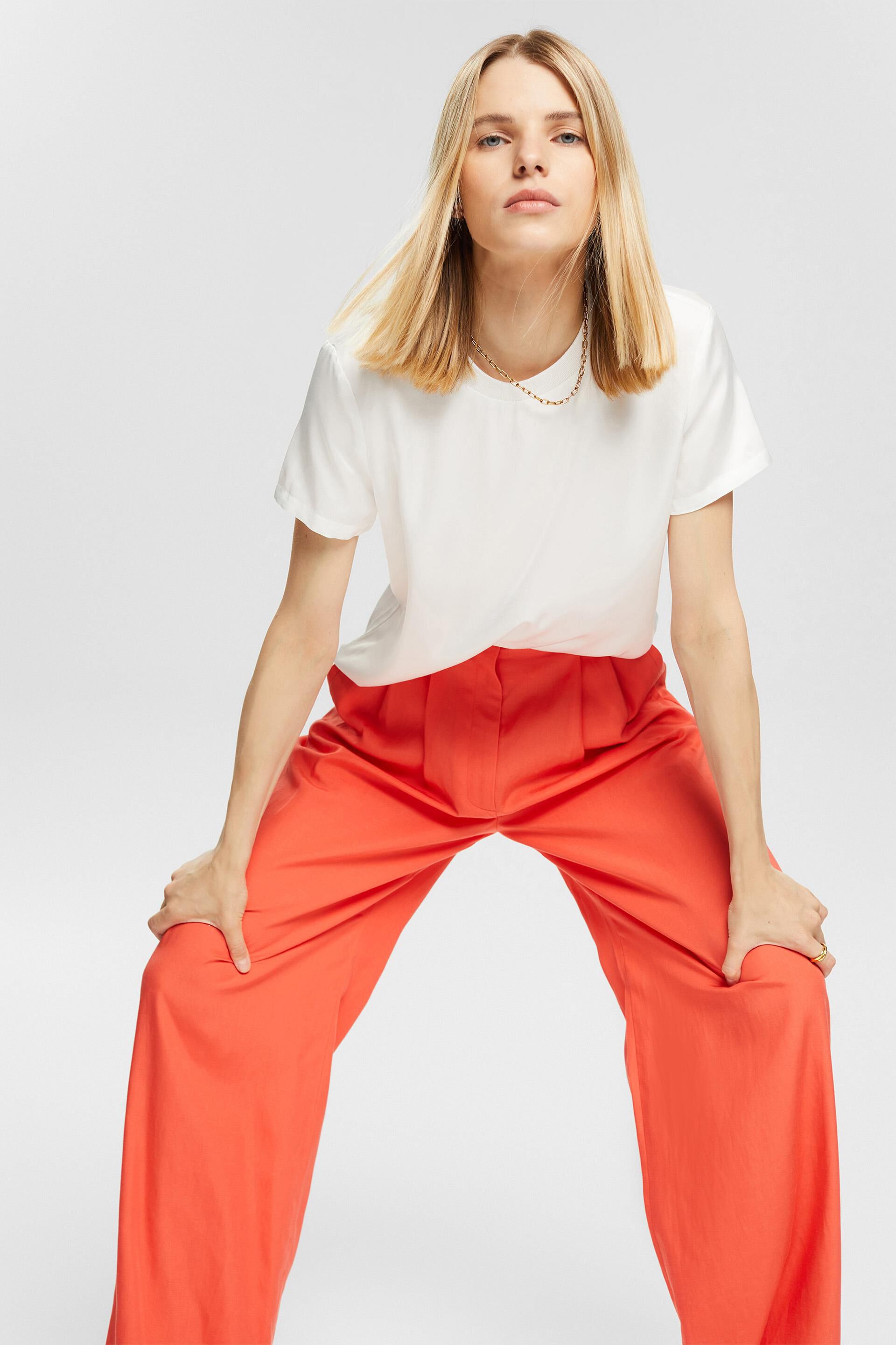 Blouse en satin, LENZING™ ECOVERO™