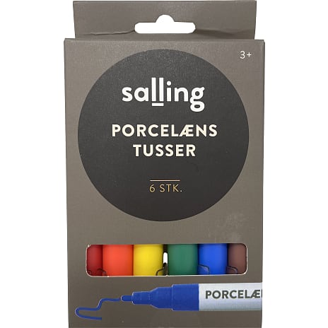 Porcelænstusser - standard farver